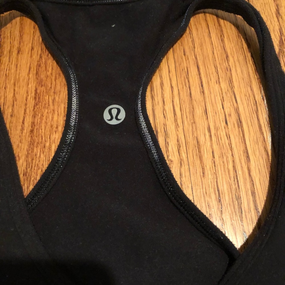 Black Lululemon Razorback Tank - Picture 2 of 3